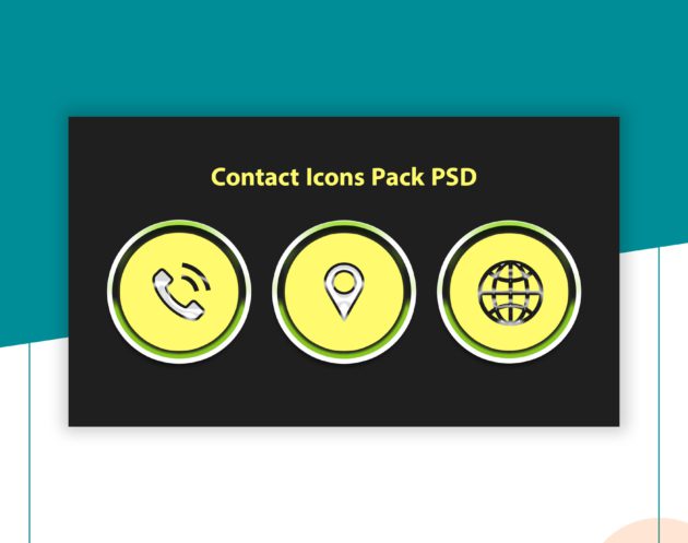 3D Contact Icons