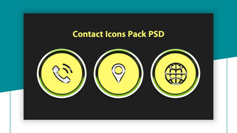 3D Contact Icons