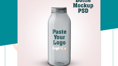 Water Bottle Mockup