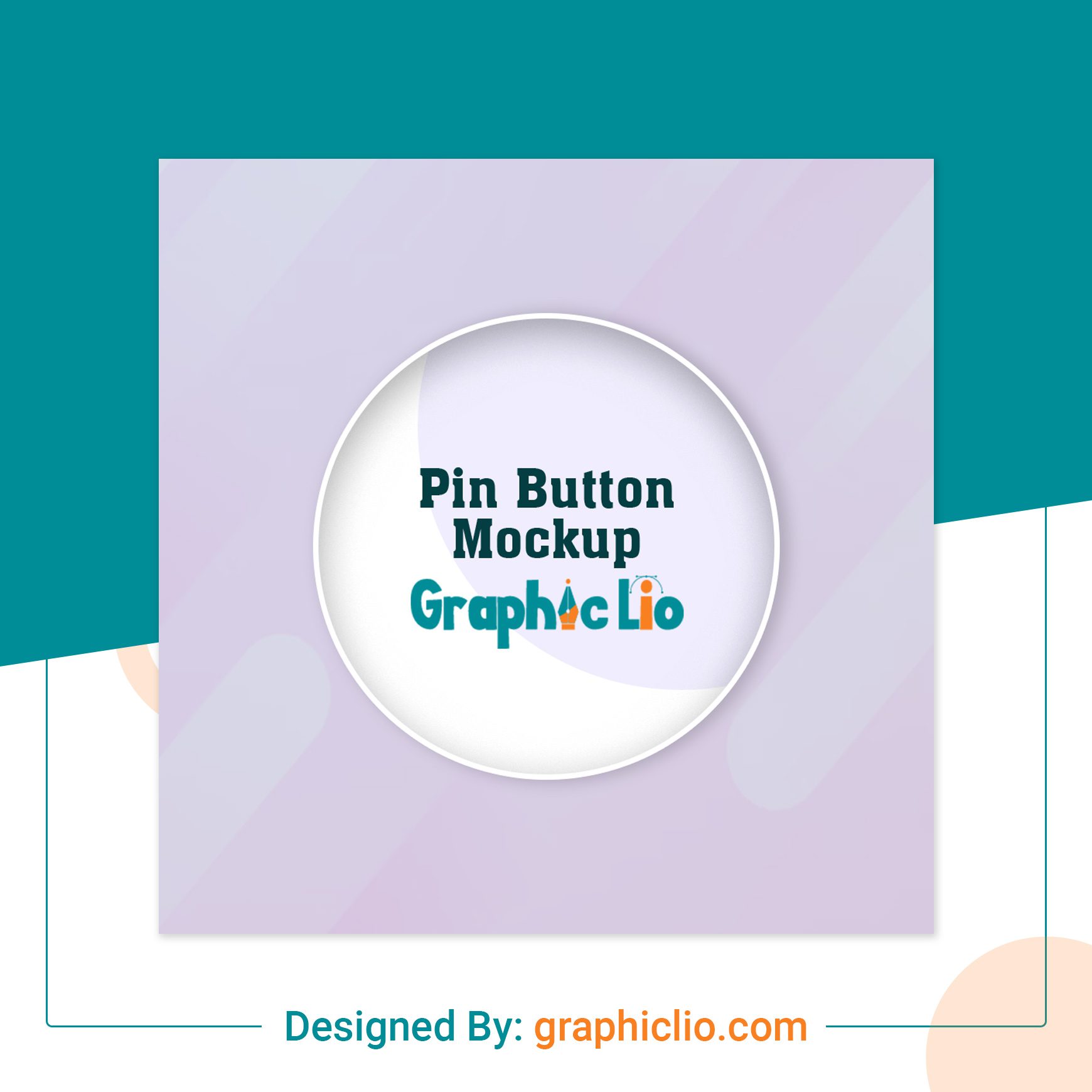 Pin Button Mockup