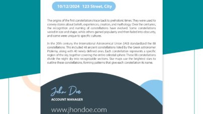 Web Design Letterhead