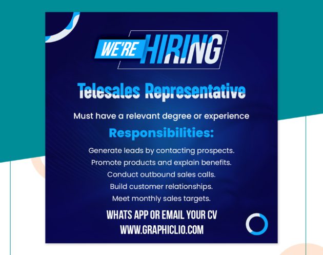 Hiring Telesales Poster