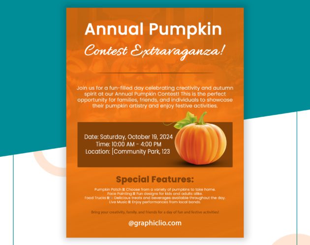 Pumpkin Contest Flyer