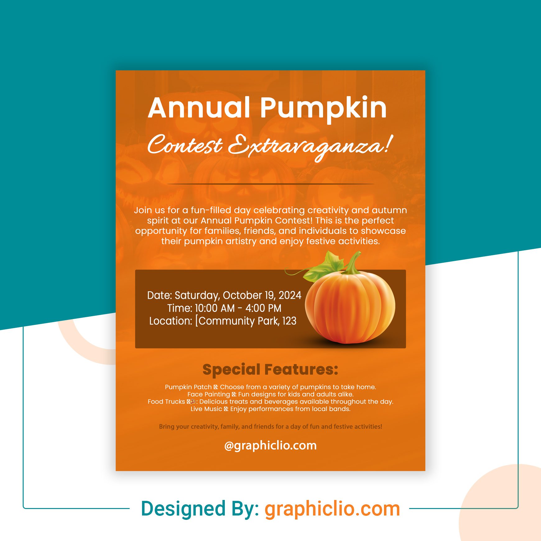 Pumpkin Contest Flyer