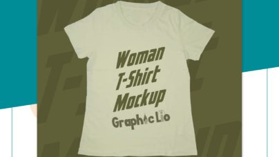 Woman T Shirt Mockup