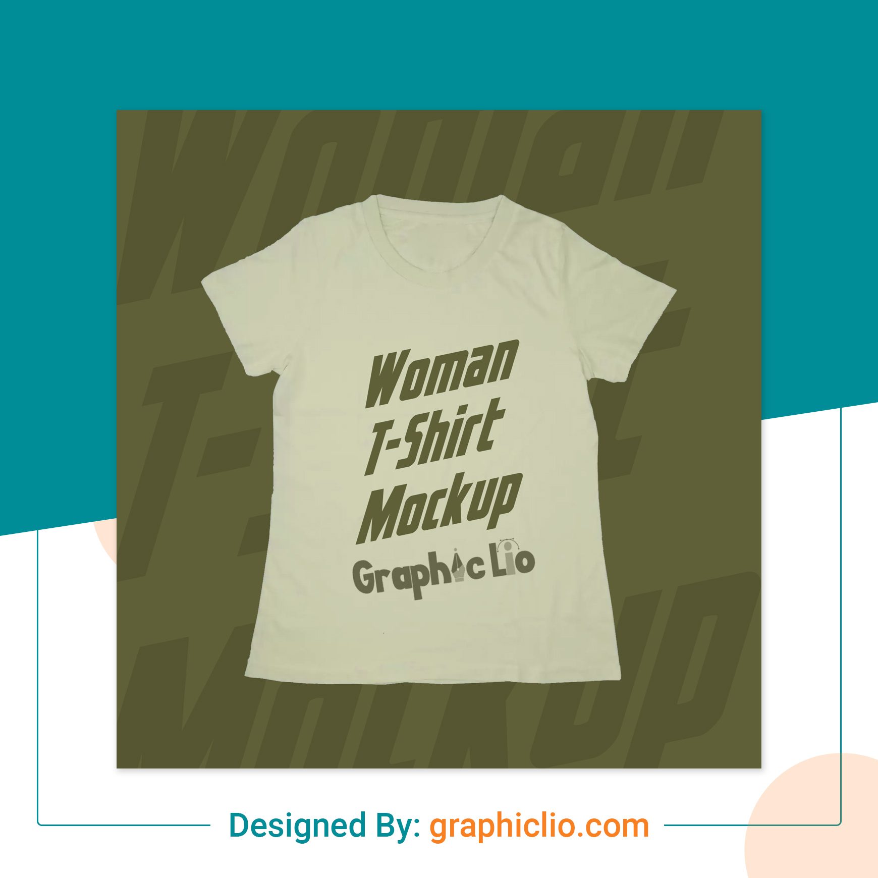 Woman T Shirt Mockup